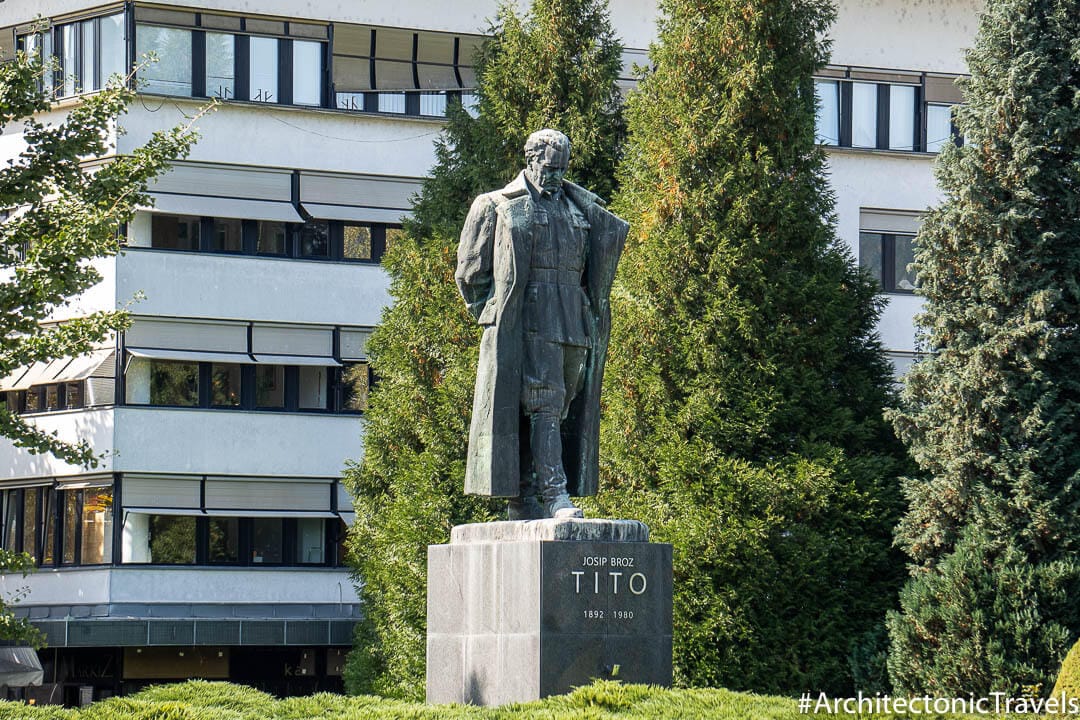 Monument to Josip Broz Tito (Tito Square) Velenje Slovenia