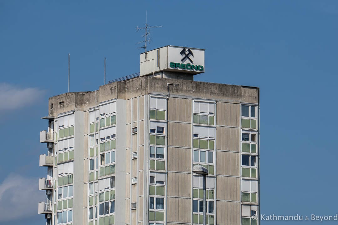 Miners' Tower Block Tito Square Velenje Slovenia