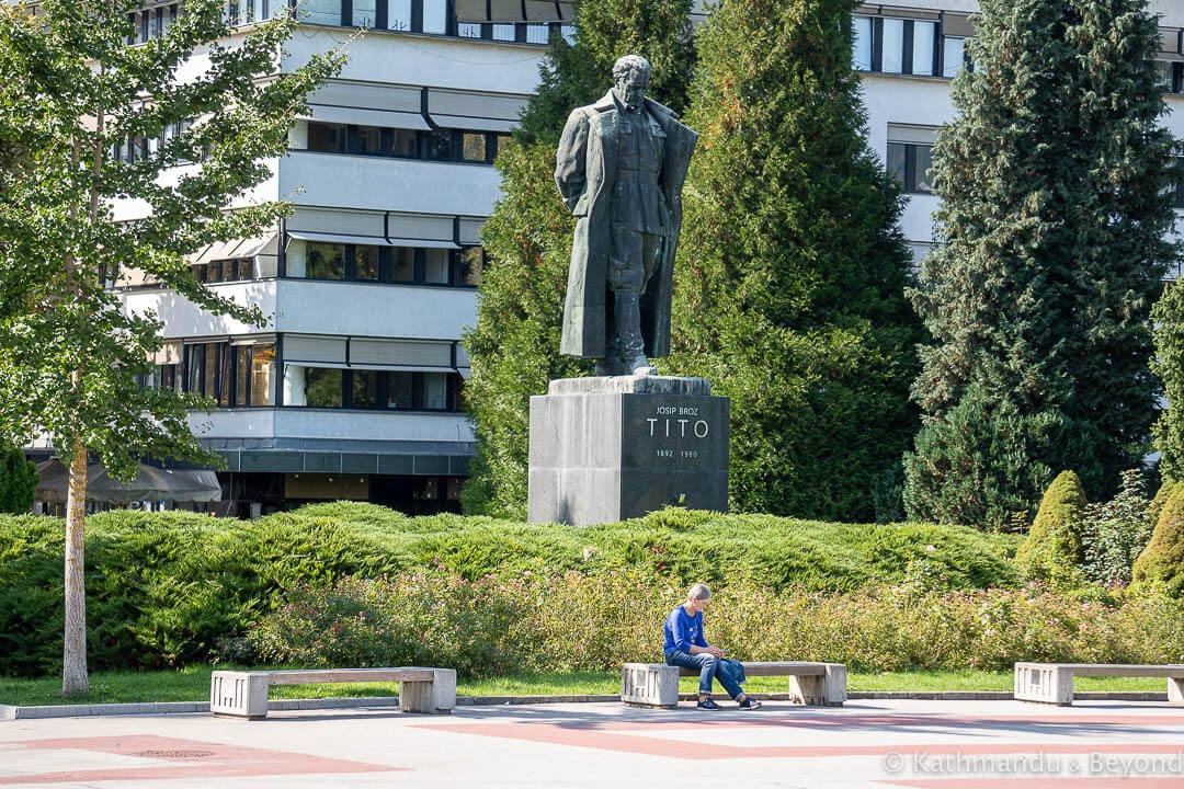 Monument to Josip Broz Tito Tito Square Velenje Slovenia-3