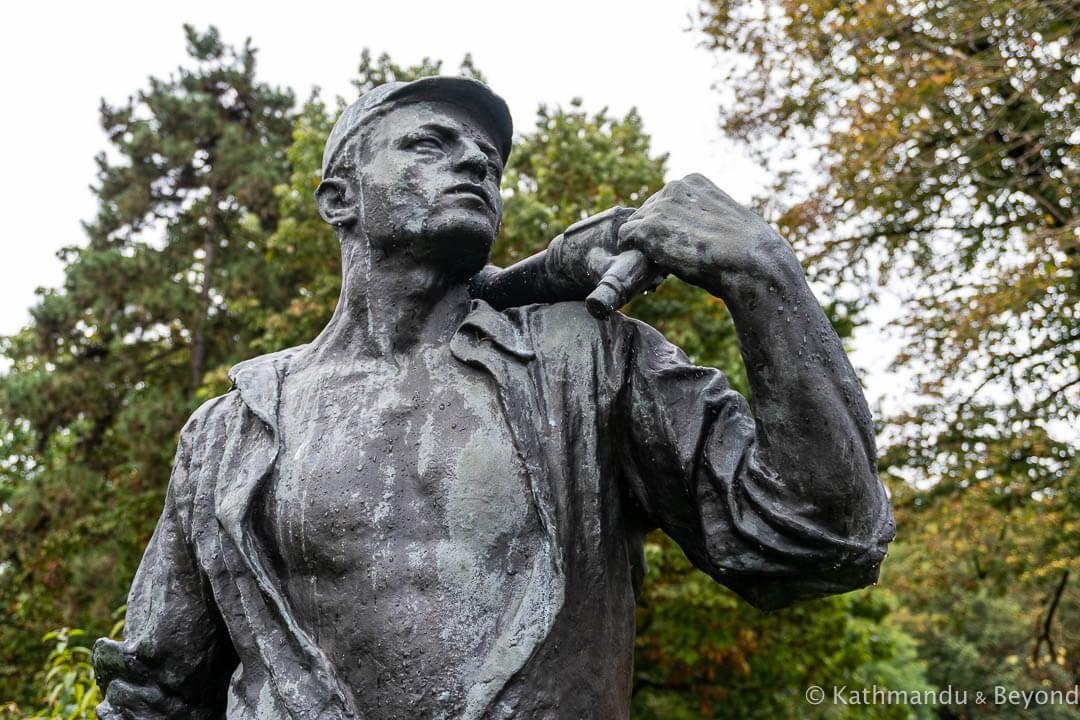 Monument to Miners Ljubljana Slovenia-3