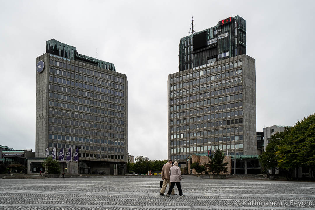 NLB Tower (TR2) and TR3 Republic Square Ljubljana Slovenia-3