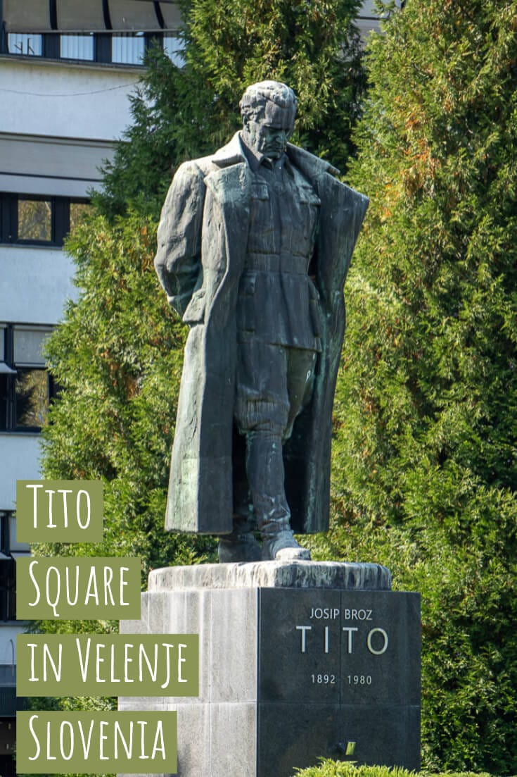 Off the beaten track Slovenia - Velenje’s socialist-era Tito Square #Slovenia #alternativetravel #offthebeatenpath #tito #formeryugoslavia