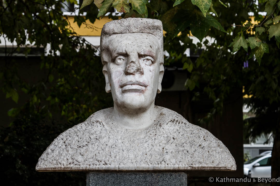Monument to Antun Mavrak in Travnik, Bosnia and Herzegovina | Socialist monument | former Yugoslavia