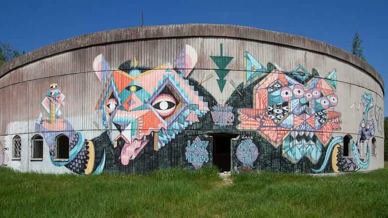 In Photos: Street Art in Abandoned Buildings