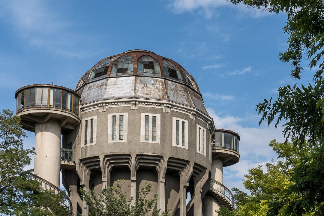 Former Water Tower Rotating Restaurant Braila Romania