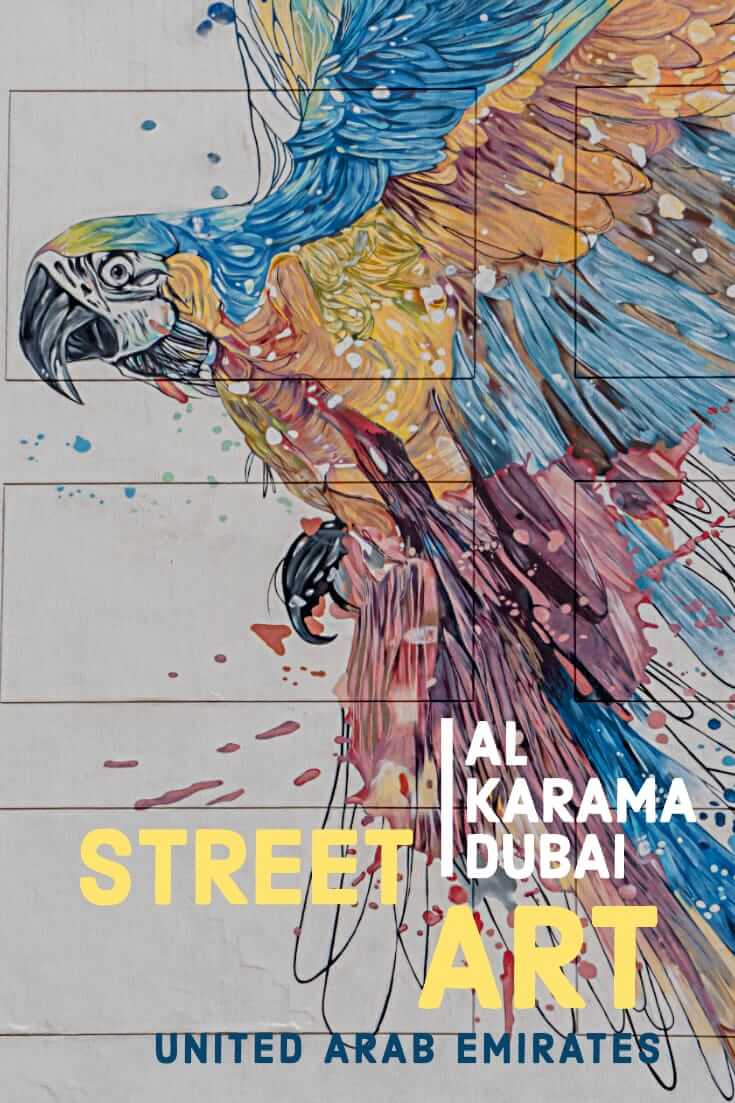 Dubai Street Art_ Karama - Among the best street art in the United Arab Emirates #streetart #graffiti #travel #uae