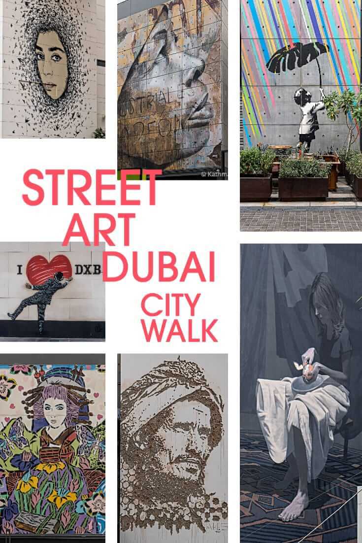 One of the best places to find street art in Dubai is City Walk, a lifestyle complex in Al Wasl district, where international artists painted murals #streetart #uae #dubai