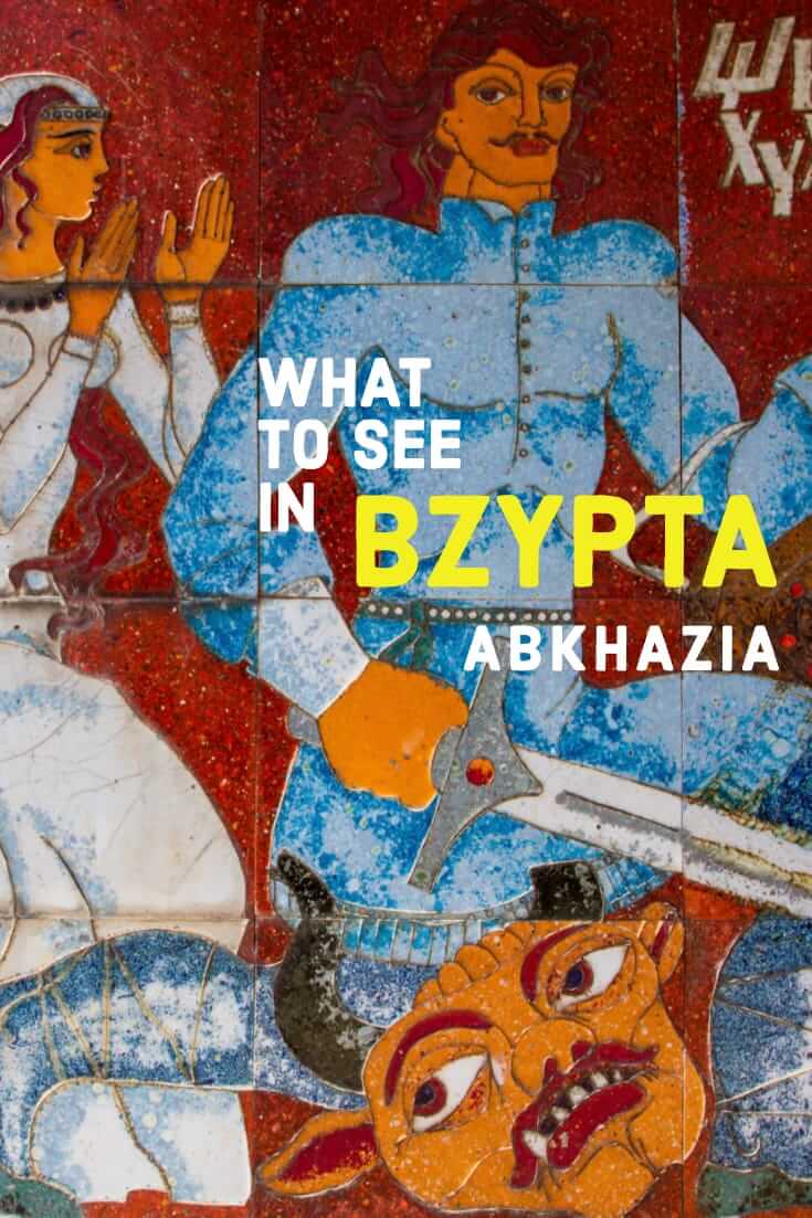 Places to visit in Abkhazia - Bzypta. Travel off the beaten path in the Caucasus #travel #offthebeatenpath #alternativetravel