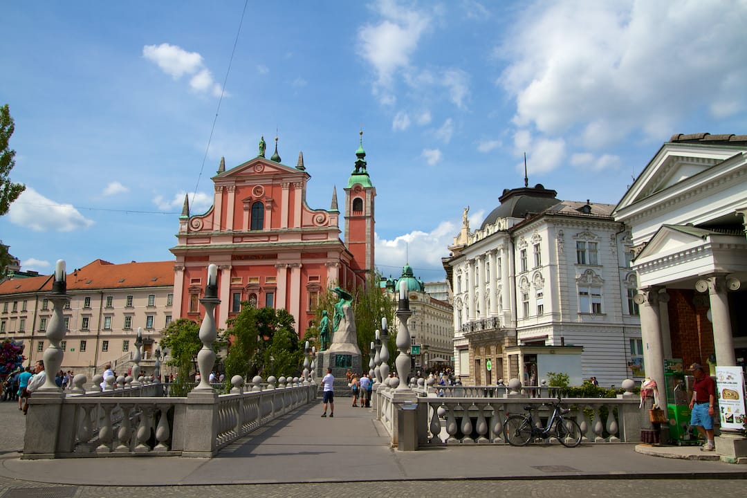 Franciscan Church of the Assumption Prešernov trg Ljubljana Slovenia 2