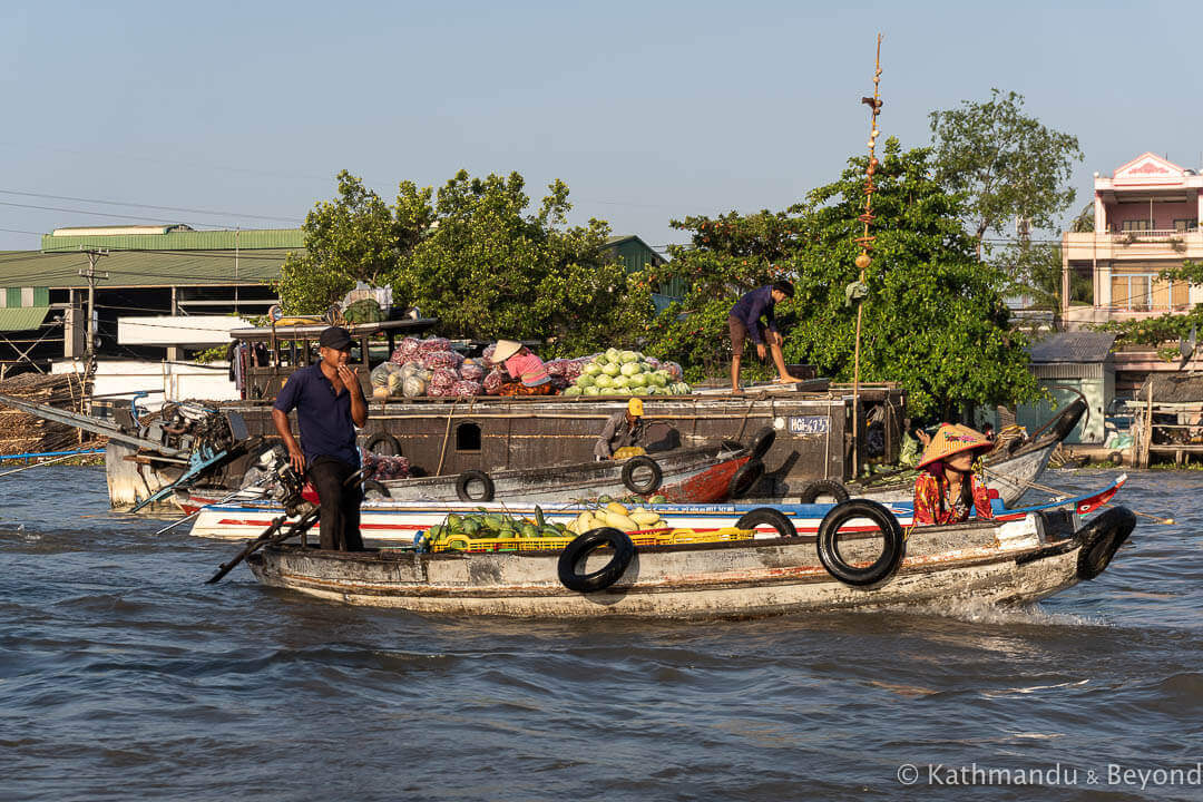 Cai Rang floating market Can Tho Vietnam-65