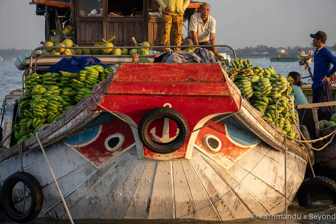 Long Xuyen floating market Long Xuyen Vietnam-24