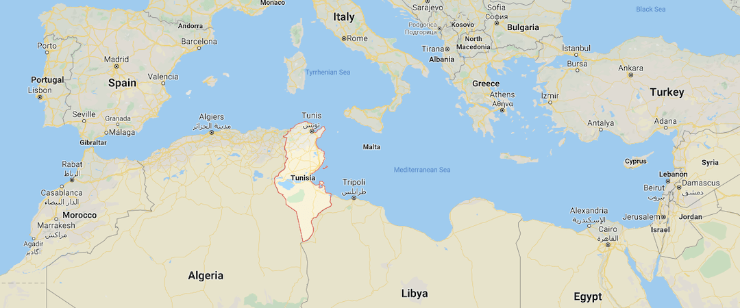 Where is Tunisia? Tunisia map