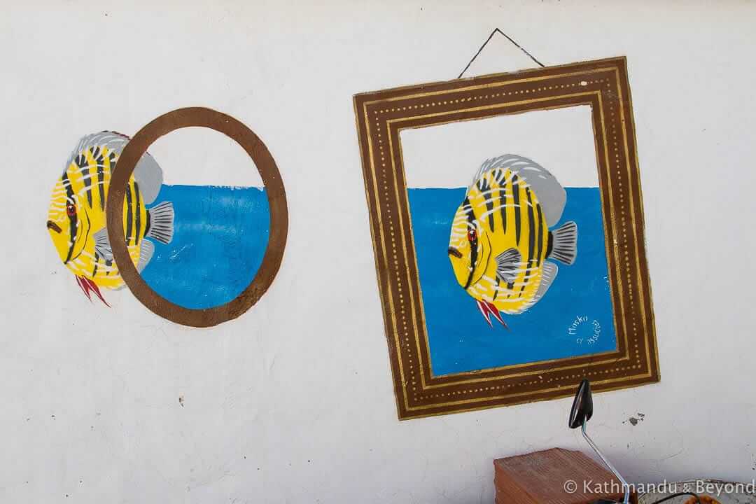 Artist - Mosko (France) street art in Djerbahood, Erriadh, Djerba island, Tunisia-26