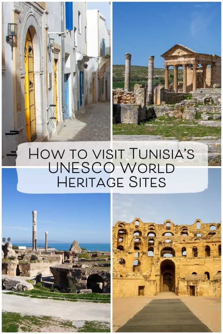 How to visit UNESCO World Heritage Sites in Tunisia independently #travel #culture #history #NorthAfrica