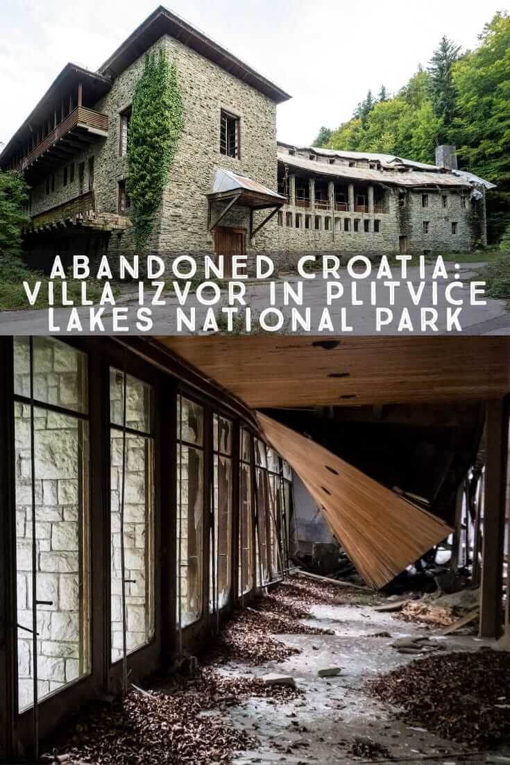 The abandoned Villa Izvor, Tito's summer house, is located deep in the forest above Plitvice Lakes National Park in Croatia, unknown to most tourists. #urbex #Europe #Balkans
