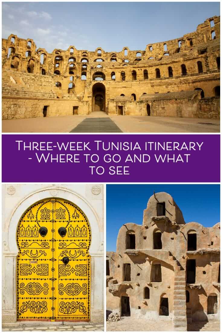 Tunisia itinerary - A suggested three week Tunisia itinerary backpackers and independent travellers #travel #NorthAfrica #traveltips #planning