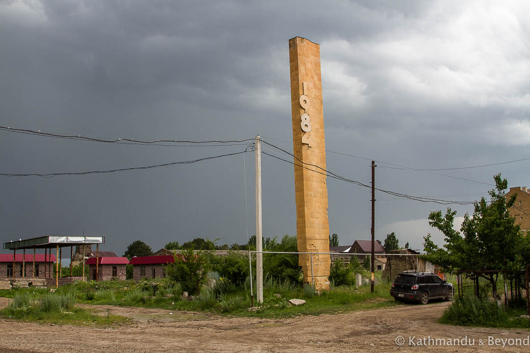 Monument to the 60th Anniversary of Leninakan Gyumri Armenia-30