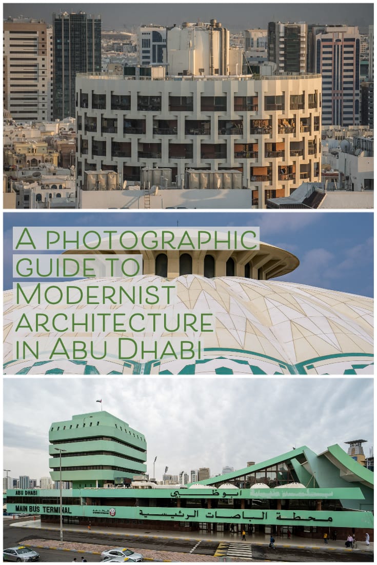 In photos - Modernist architecture in Abu Dhabi (with a map of locations) United Arab Emirates #travel #UAE #architecture #modernism
