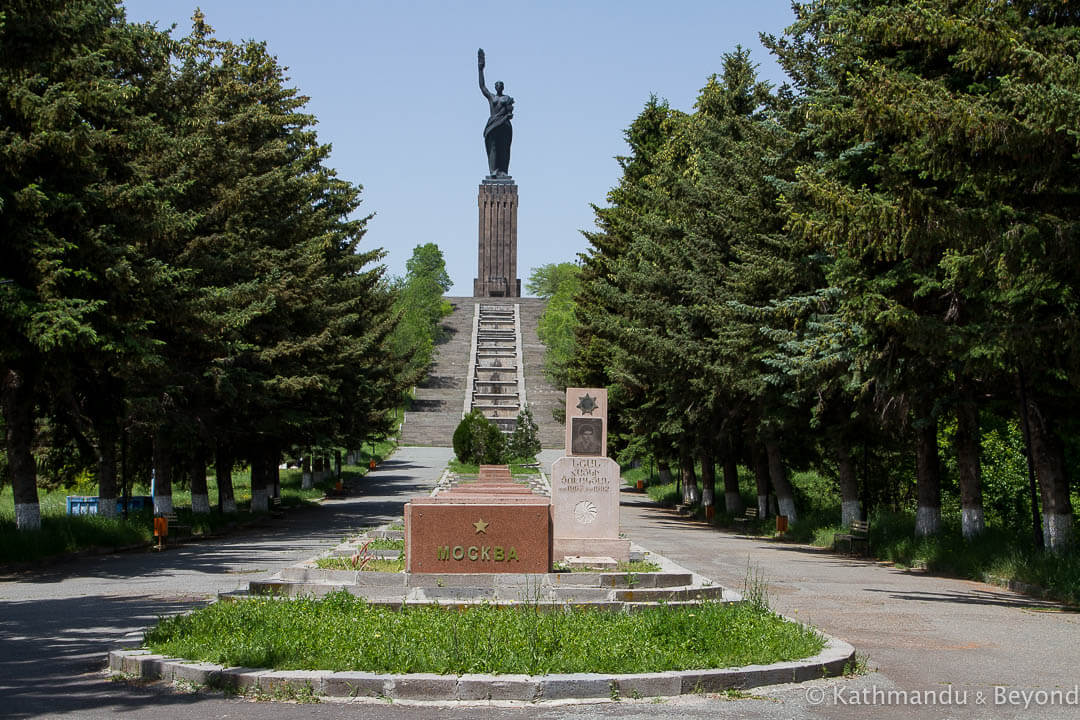 Mother Armenia statue Gyumri Armenia-2