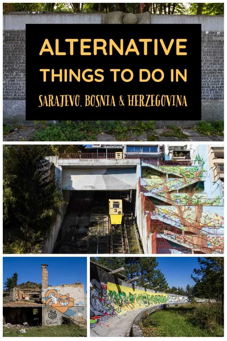 Alternative things to do in Sarajevo, Bosnia and Herzegovina, with a map of locations. A guide to unusual and Off-the-Beaten-Path places to see in Sarajevo #travel #Balkans #Europe #trlt