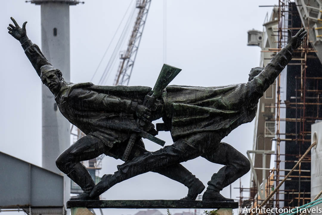 Monument to Shipyard Workers Pula Croatia