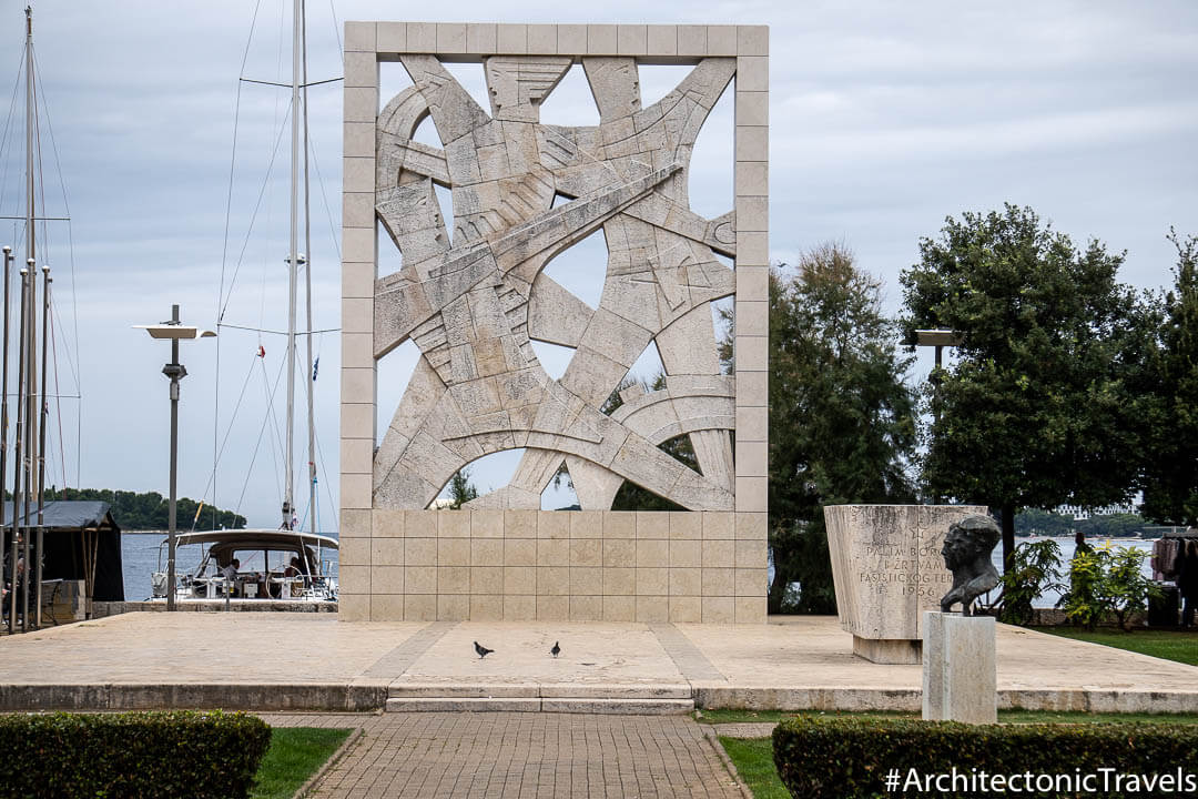 Monument to Fallen Fighters and Victims of Fascist Terror Rovinj Croatia