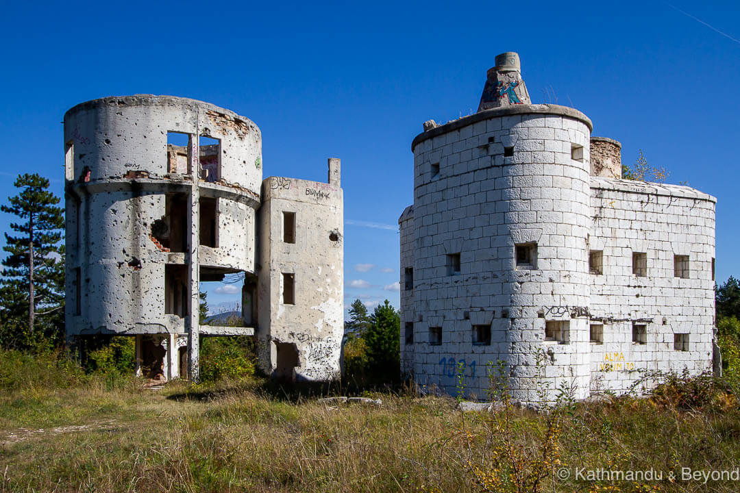 Bistrik Tower (Colina Kapa Astronomical Observatory) Mount Trebevic Sarajevo Bosnia and Herzegovina