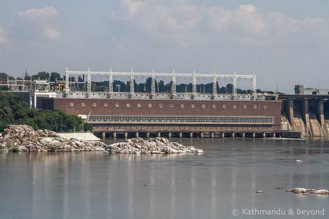 Dnieper Hydroelectric Station Zaporizhia Ukraine