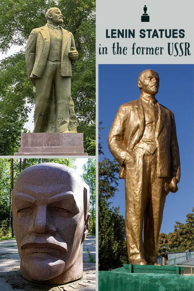Photographs of Lenin statues in the former Soviet Union. Fifteen monuments to Lenin still standing in the former USSR #travel #Sovietera