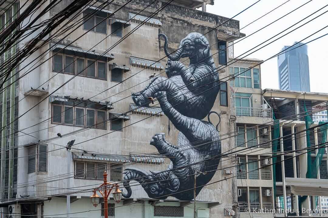 Roa in Talat Noi Bangkok Thailand