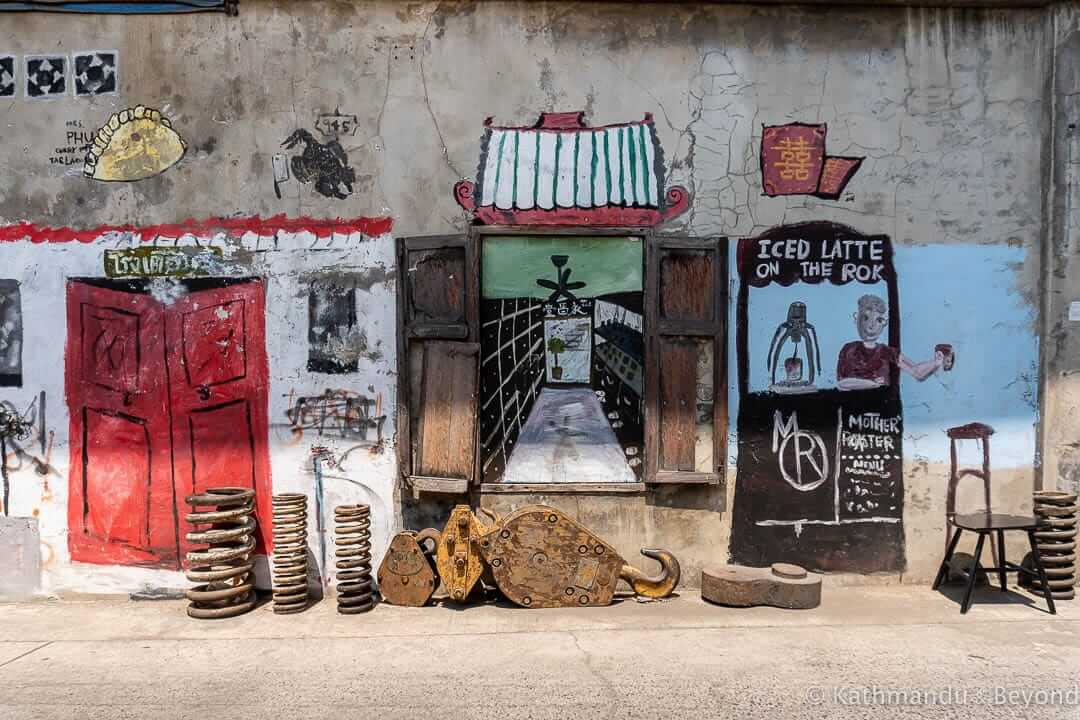 Talad Noi street art, Bangkok, Thailand