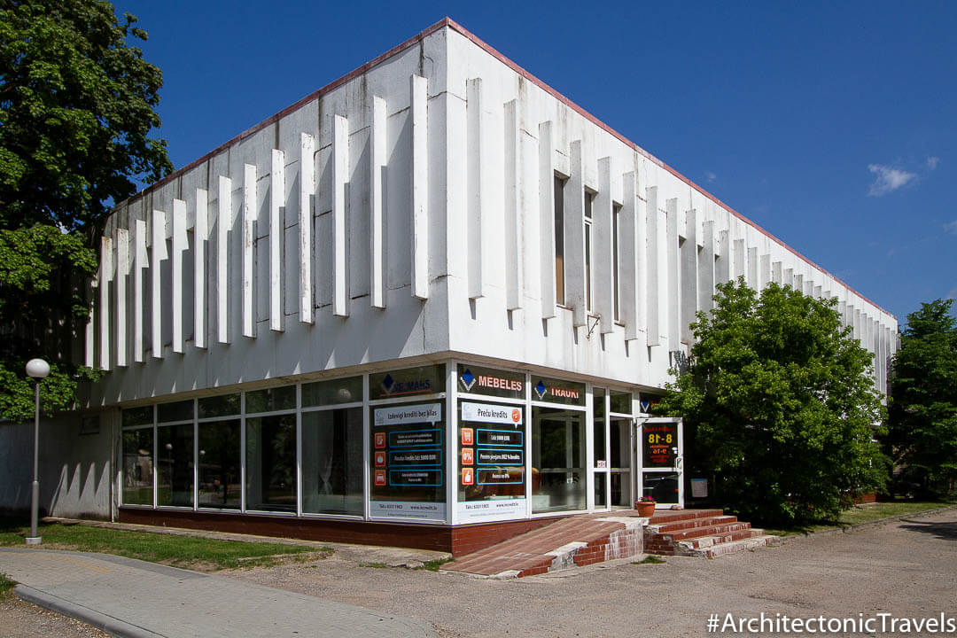 Furniture Store in Kuldiga, Latvia | Modernist | Soviet architecture | former USSR