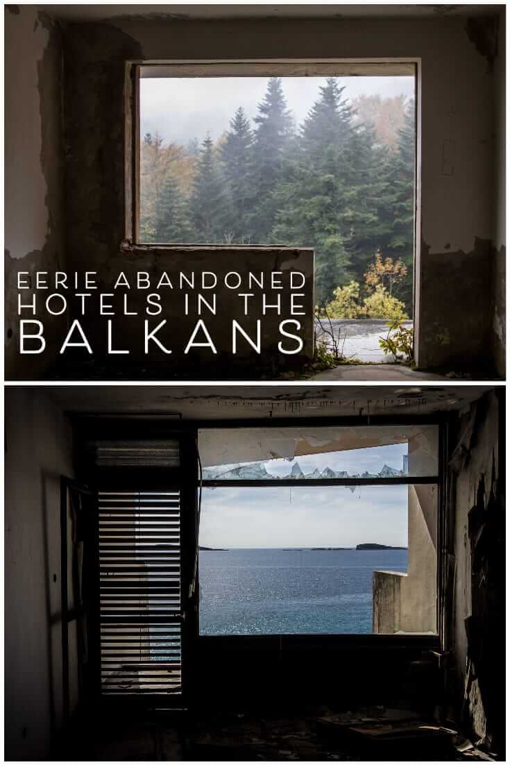 Eerie photos of abandoned hotels in the Balkans #travel #alternative