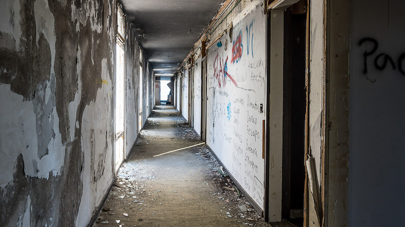 Eerie photos of 10 abandoned hotels in the Balkans - the Haludovo Palace Hotel Malinska Krk Island,Croatia