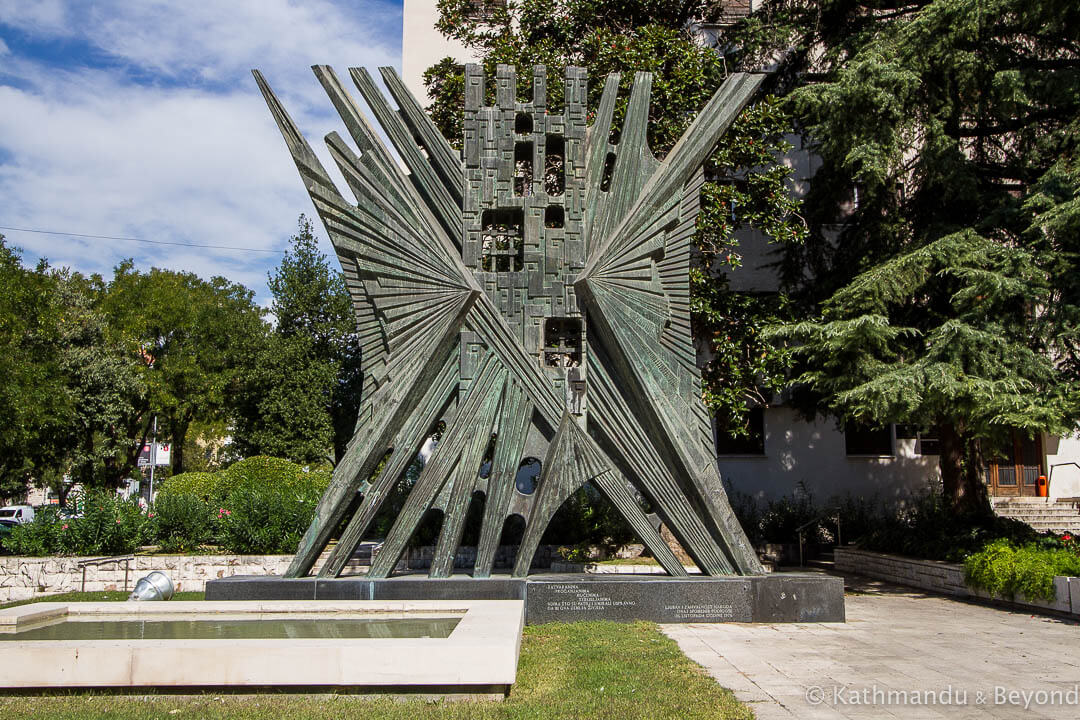 Monument to the Political Prisoners Interned and Deported Split Croatia