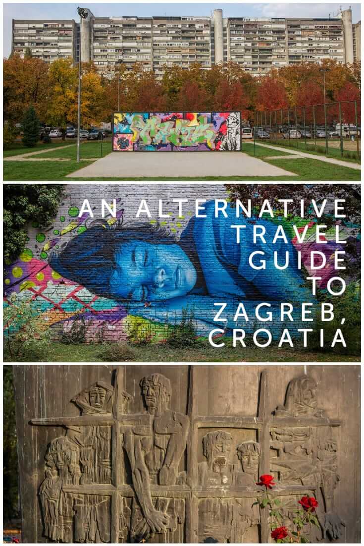 A guide to alternative things to do in Zagreb, Croatia for travellers who like to get off the beaten path. Including a map of locations #travel #alternative #planning #balkans