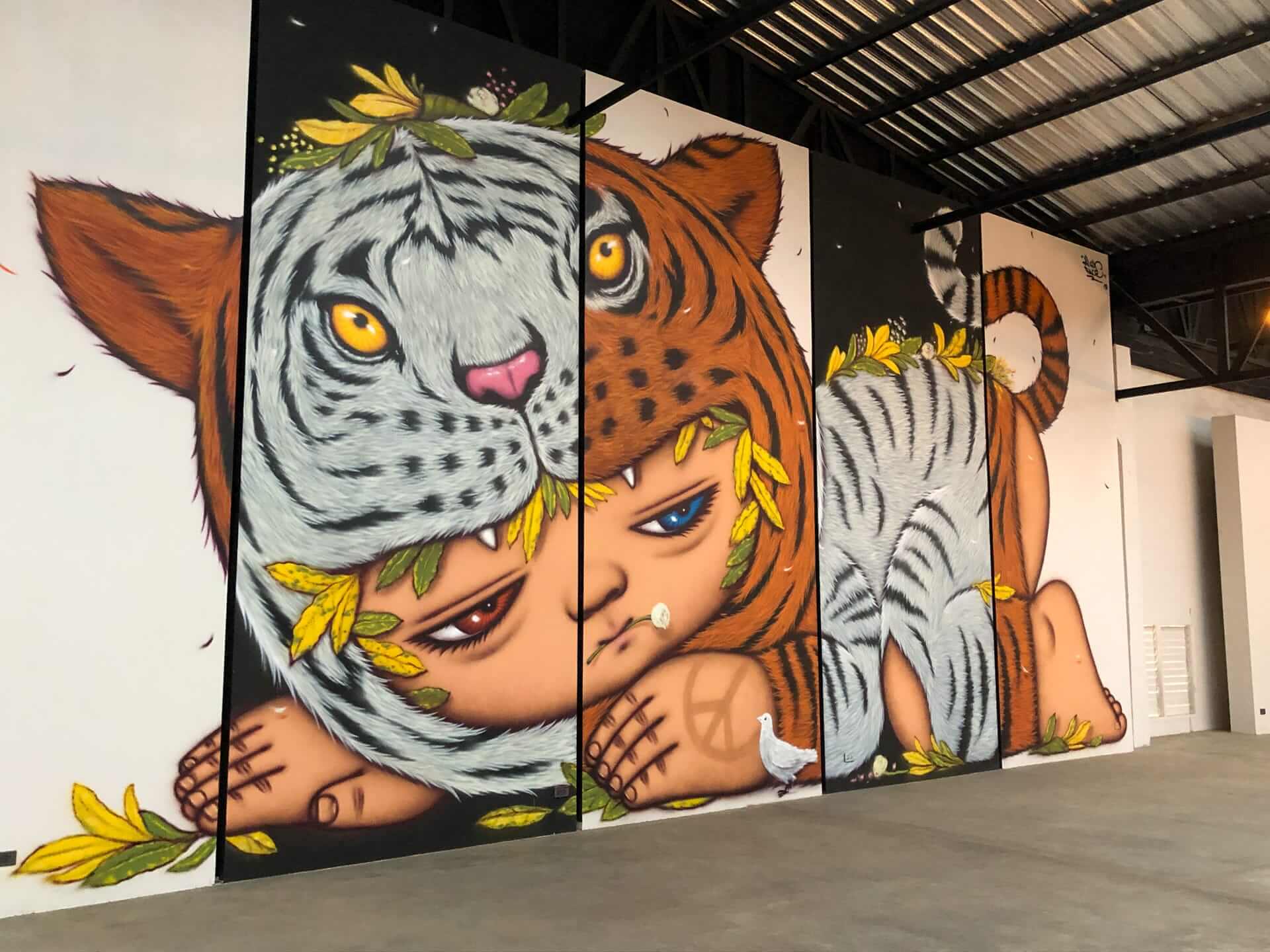 Alex Face Street Art Dream Space Gallery, Chiang Mai, Thailand-21