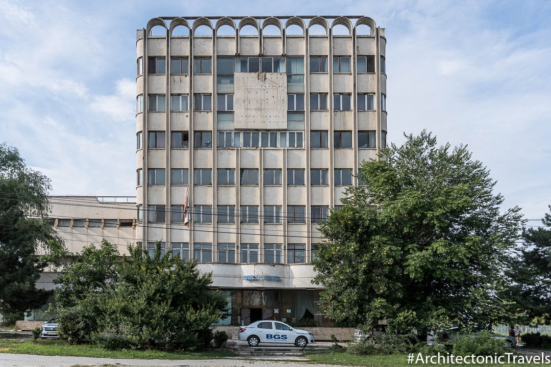 Solo Textile Building in Brăila, Romania | Modernist | Socialist architecture | former Eastern Bloc