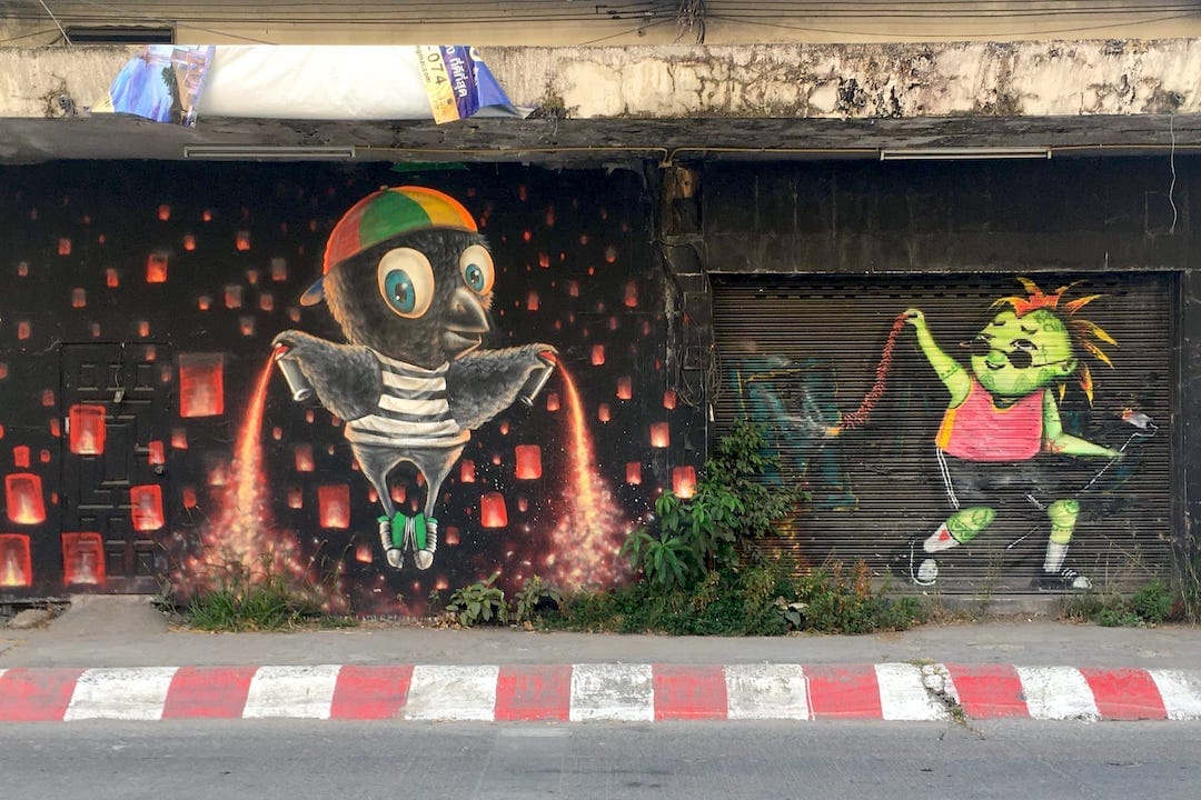 Chiang Mai Street Art, Thailand 4