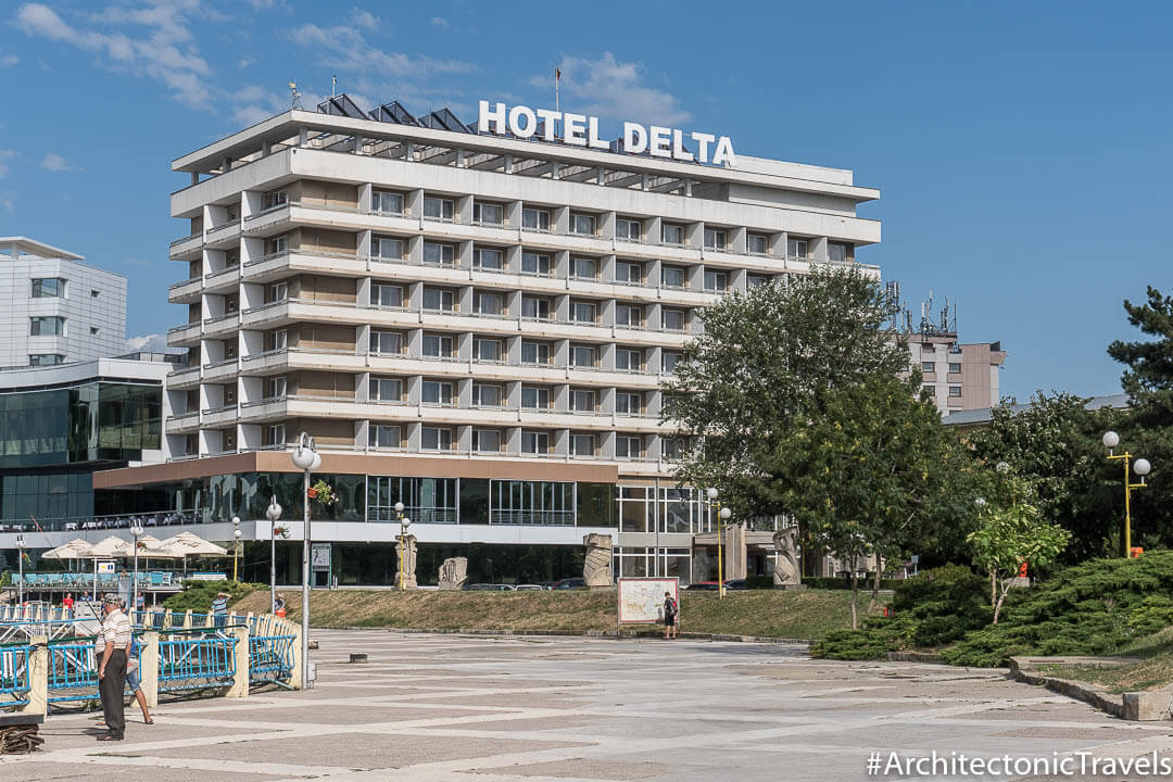 Hotel Delta in Tulcea, Romania | Modernist | Socialist architecture | former Eastern Bloc