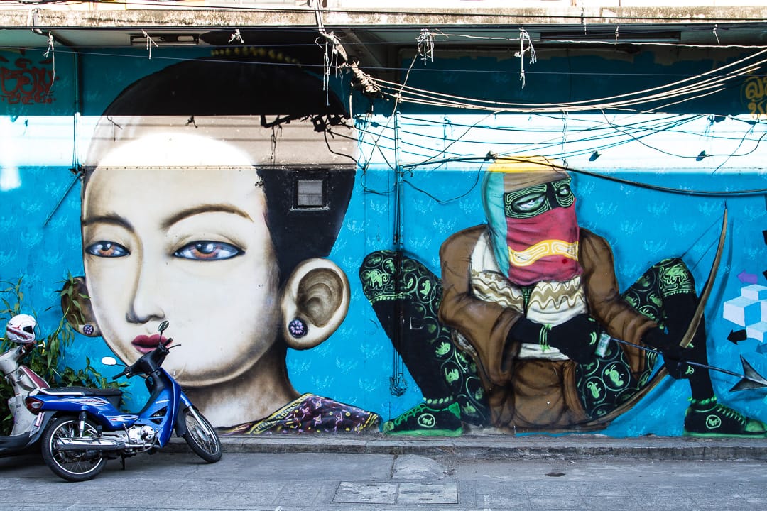 Street Art in Chiang Mai Old Town Thailand-2
