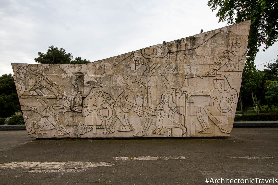 Monument of 300 Aragveli in Tbilisi, Georgia | Soviet monument