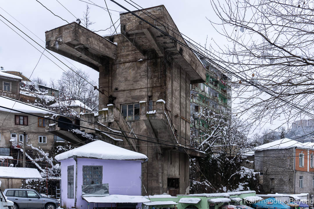 Cable Car Station Abashidze Chiatura Georgia-2