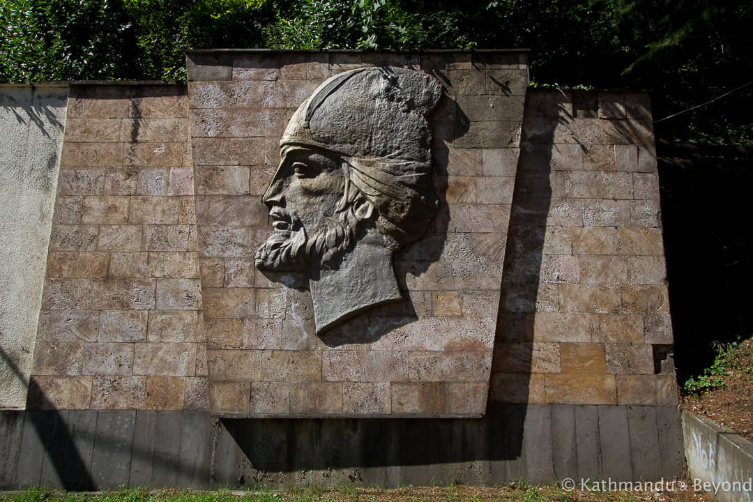 Monument to Shota Rustaveli in Chiatura, Georgia | Soviet monument | former USSR
