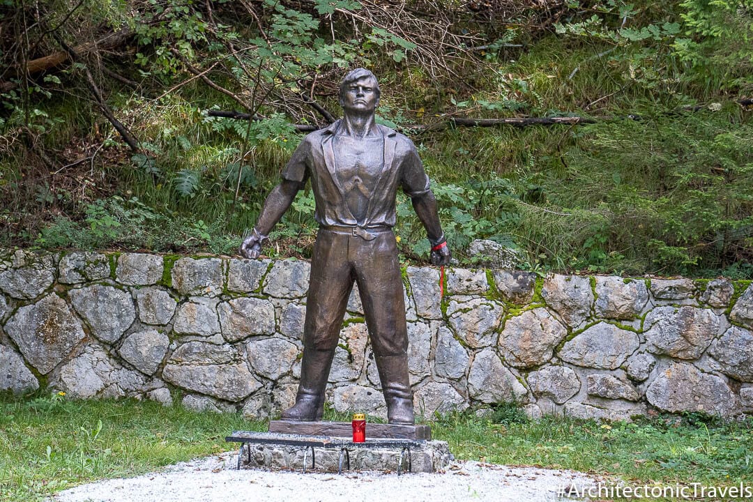 Hostage's Cemetery in Begunje, Slovenia | Spomenik | Socialist monument | former Yugoslavia