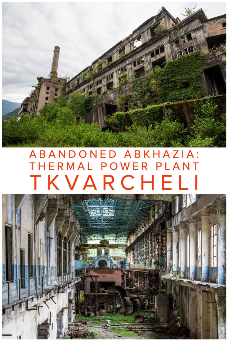 Visiting an abandoned thermal Power Plant in Tkvarcheli. This ruined power plant in Abkhazia is among our most interesting urban explorations