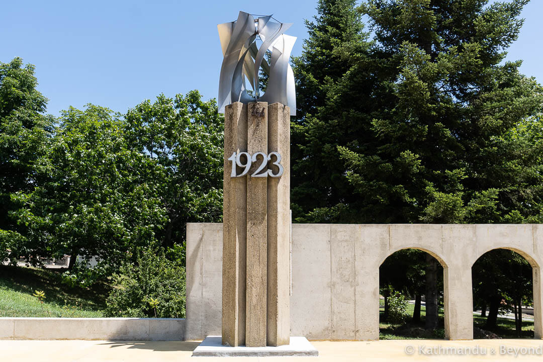 Monument to the September Uprising Shipka Bulgaria