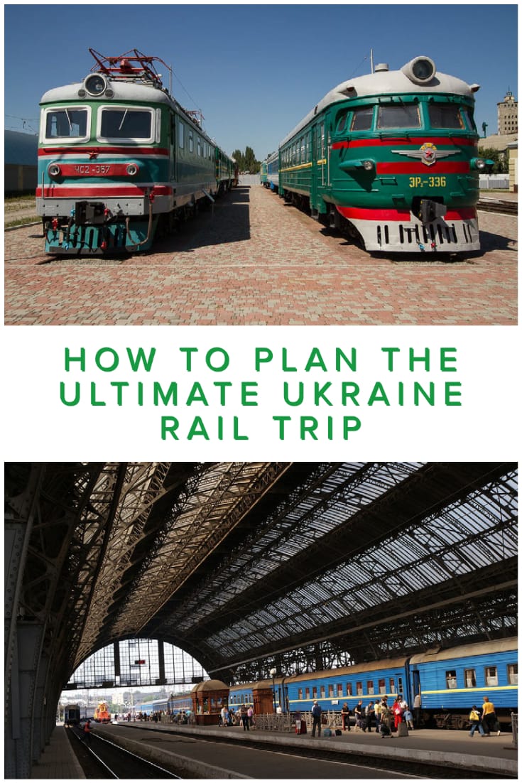 Travelling around Ukraine by rail. Three itineraries to help you plan a trip around Ukraine by train using the best combination of routes. #EasternEurope #travel #formerUSSR #itinerary #planning