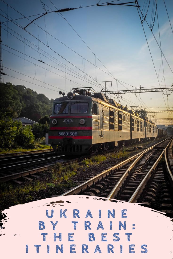 Travelling around Ukraine by rail. Three itineraries to help you plan a trip around Ukraine by train using the best combination of routes. #EasternEurope #travel #planning #formerUSSR #itinerary