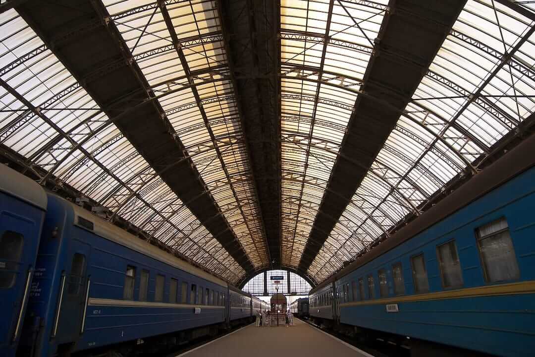 Ukraine by train itineraries